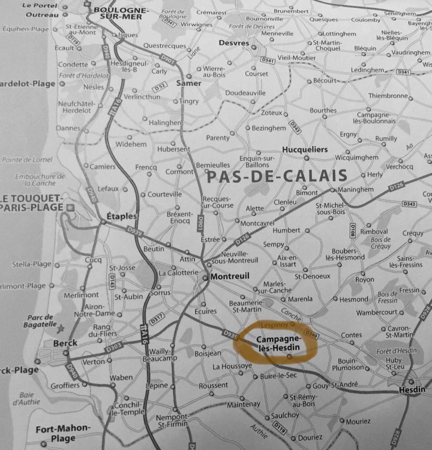 Chambres D'Hotes Nuits Campagnardes Campagne-les-Hesdin Luaran gambar